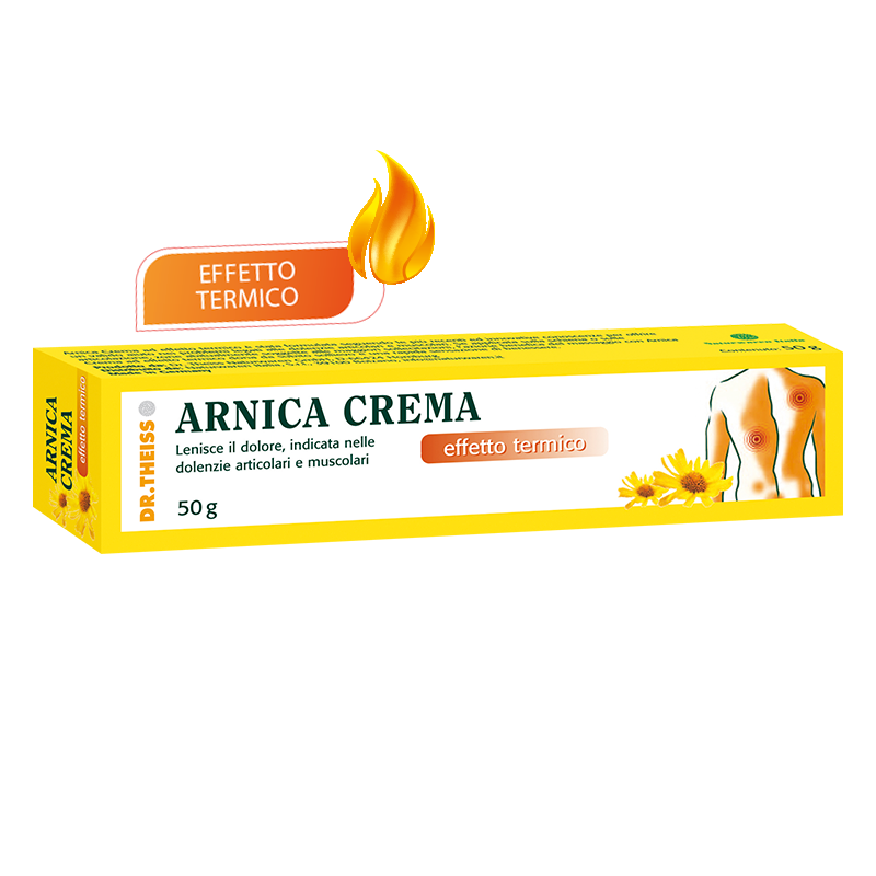 Dr. Theiss Arnica Crema Effetto Termico - Crema Riscaldante 50 ml - Dona  Sollievo e Benessere - Coadiuvante per la Pelle del Corpo, con Peperoncino