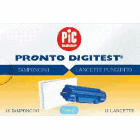 Lancette pungidito pic digitest gauge 28 25 pezzi + 25 tamponcini assorbenti