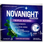 NovaNight tripla azione integratore di Melatonina (20 bustine orosolubili)